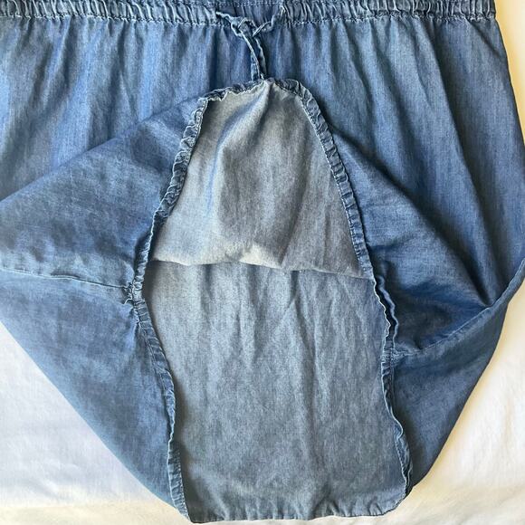 Gloria Vanderbilt Women’s 3/4 Sleeve Knee Length Soft Denim Dress size M, Blue - Picture 9 of 13